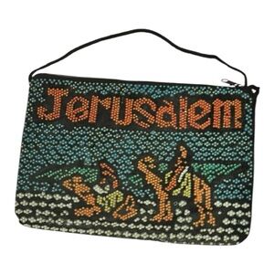 Colorful Beaded Jerusalem Clutch
